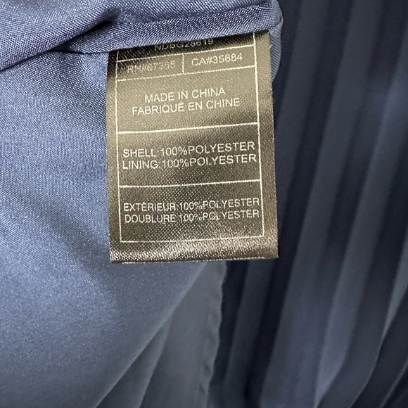 BB Dakota Navy Pleated Swing Dress - Picture 6 of 11